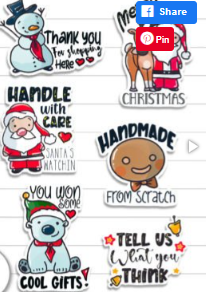 Cute Christmas Packaging Stickers