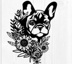 Floral Frenchie