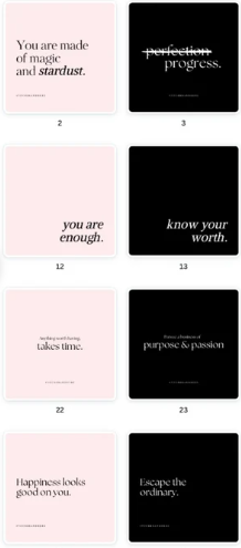 100 Inspirational and Motivational Quotes W/Hashtags