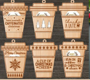 Christmas Coffee Giftcard Holders