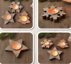 Christmas Tealite Holders