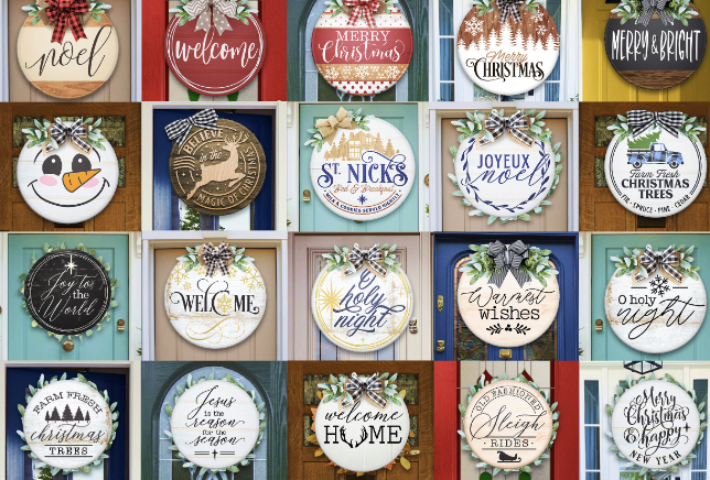 100 Christmas Signs