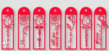 10 Valentine's Bookmarks