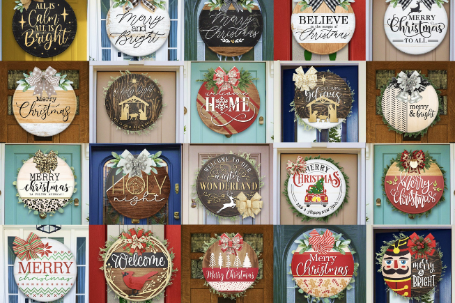 100 Christmas Signs