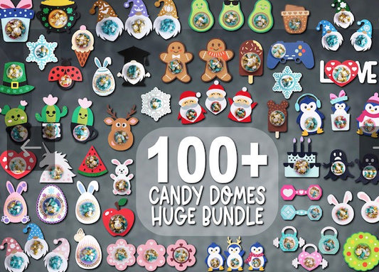 100 Candy Domes