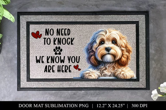 Cavapoo Doormat