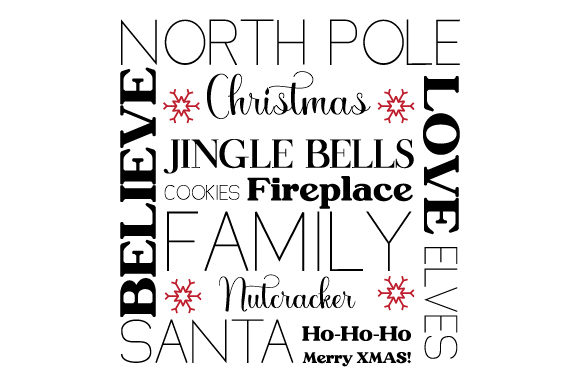 Christmas Word Art