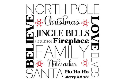 Christmas Word Art