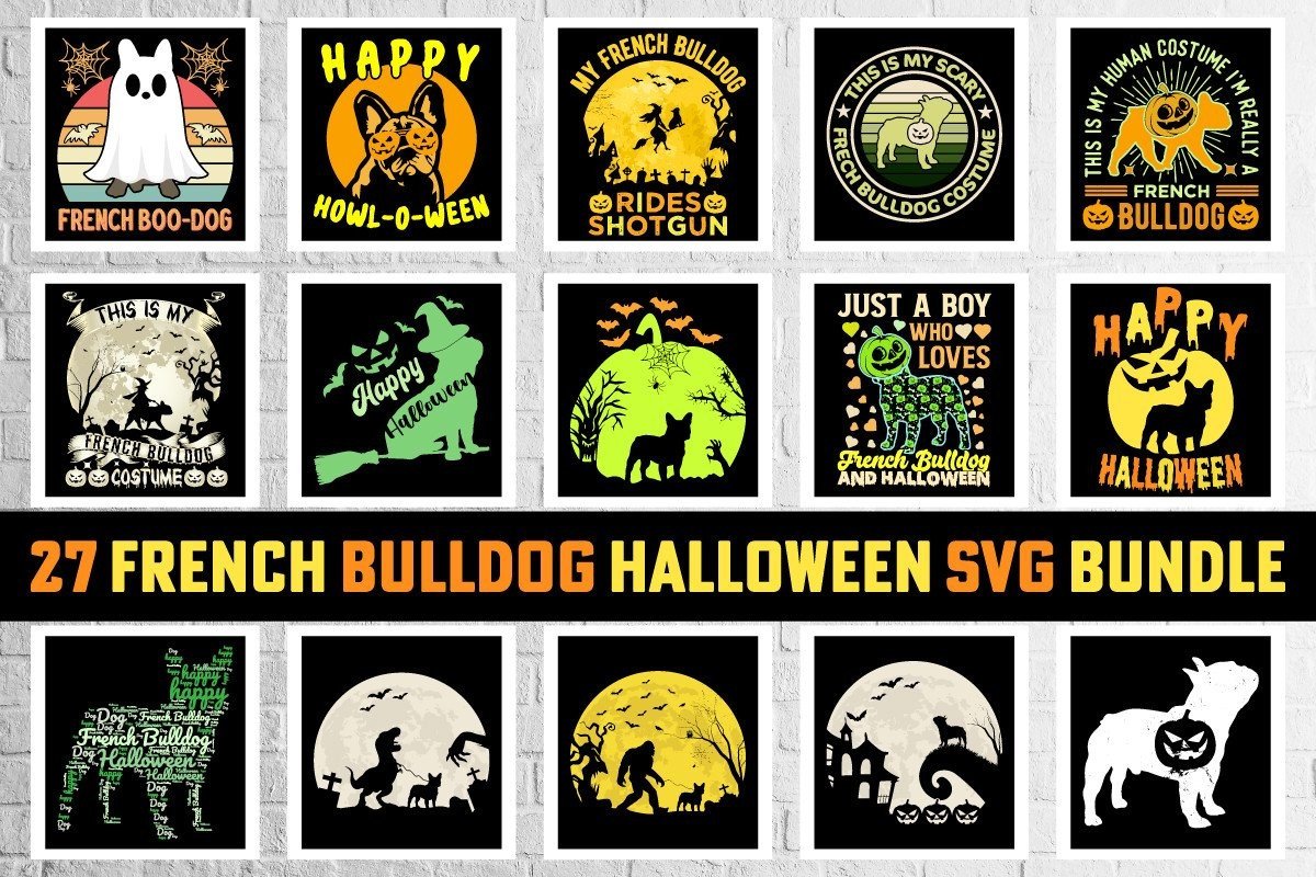 Halloween French Bulldog Bundle