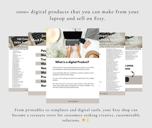 1000 Digital Product Ideas