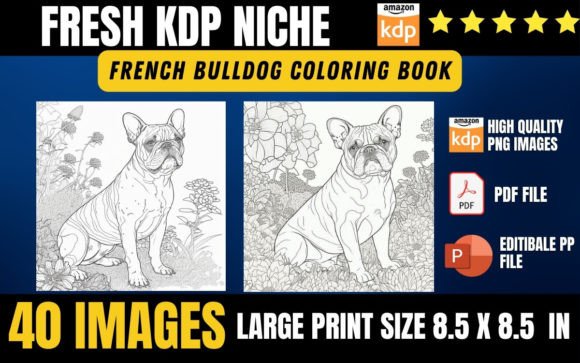 French Bulldog Coloring Book