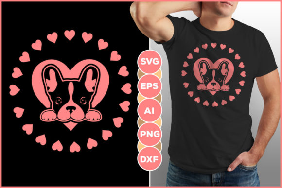 French Bulldog Heart