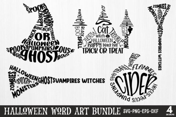 Halloween Word Art