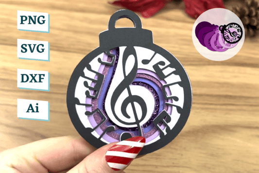 Music Note Ornament