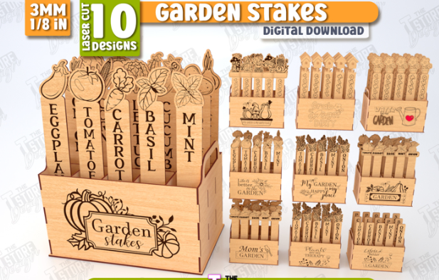 Garden Stakes Laser Cut Bundle