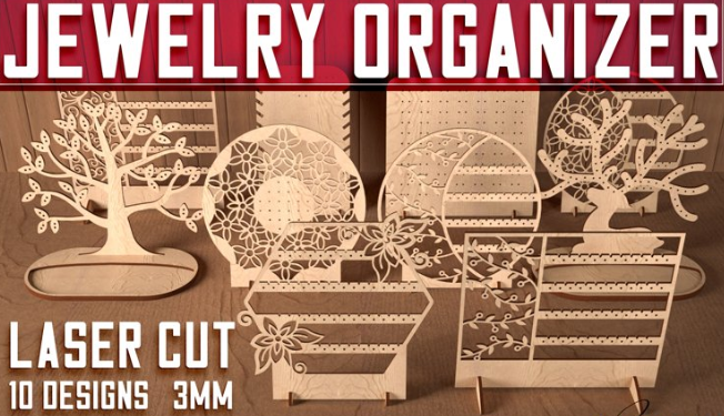 Laser Cut Jewelry Organizer
