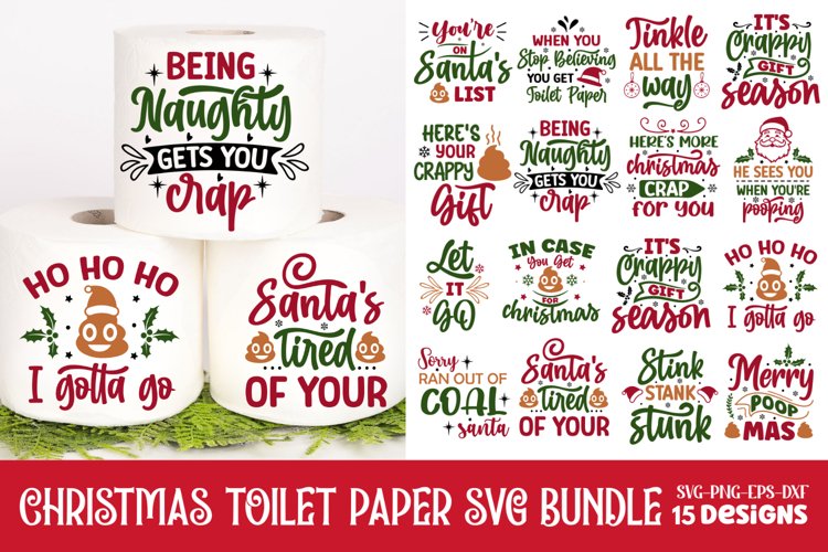 Christmas Toilet Paper Graphics