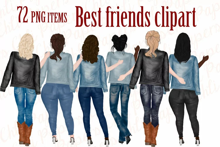 Best Friends Clipart