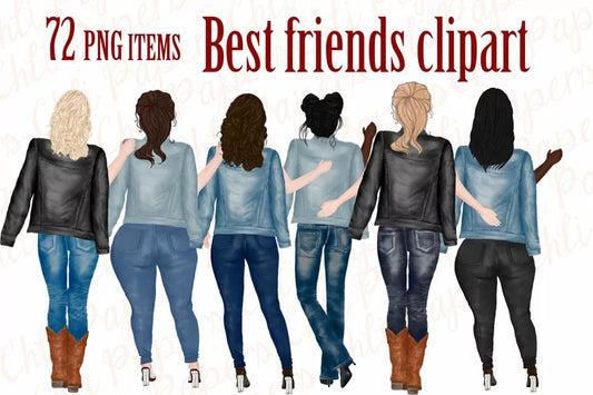 Best Friends Clipart