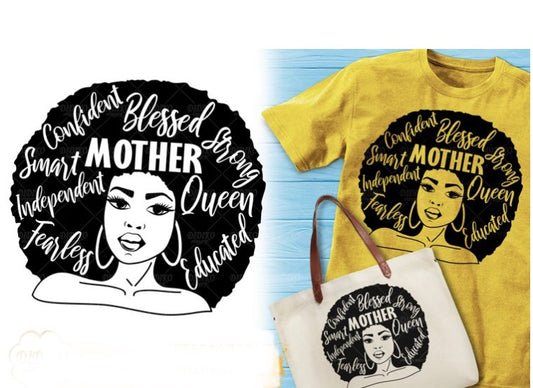 Beautiful Black Mother