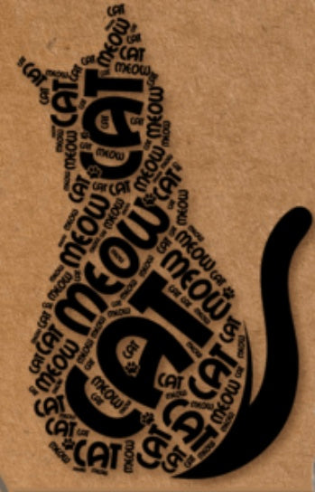 Cat Word Art