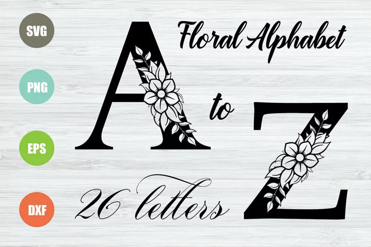 Floral Alphabet