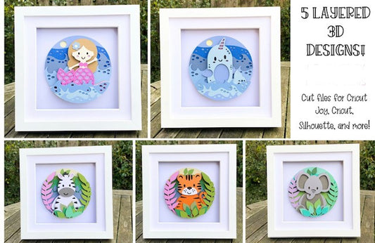 3D Shadow Boxes