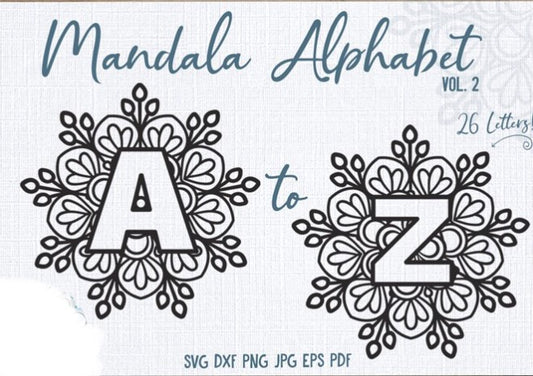 Mandala Alphabet