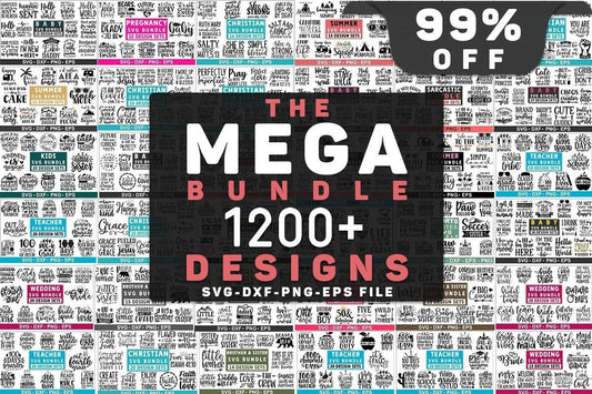 1200 Mega SVG Bundle