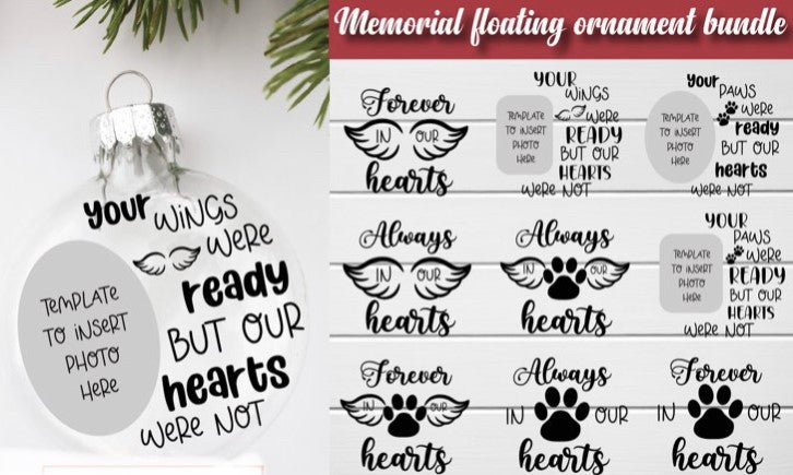 Floating Pet Memorial Ornaments