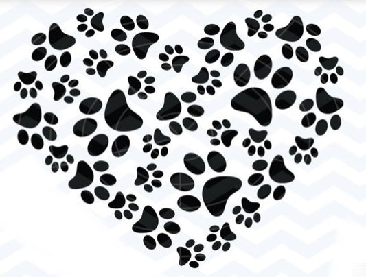 Pawprint Heart