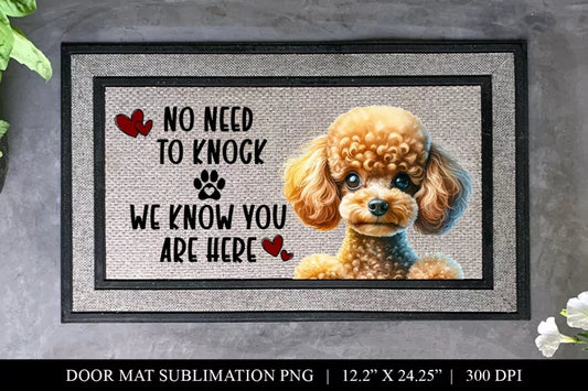Poodle Doormat