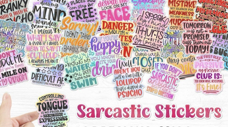 Sarcastic Sticker Bundle