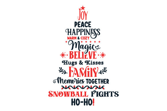 Christmas Word Art