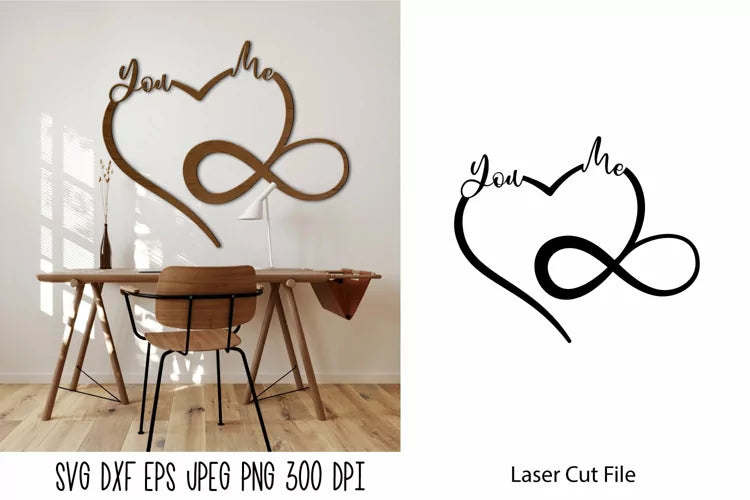 You & Me Eternity Heart