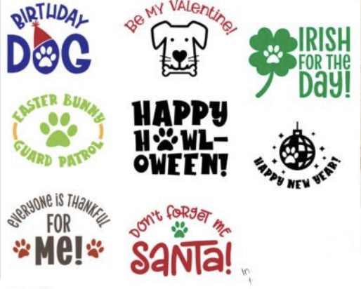 Dog Holiday Bandanas