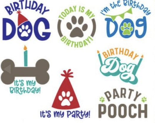 Dog Birthday Bandana Bundle