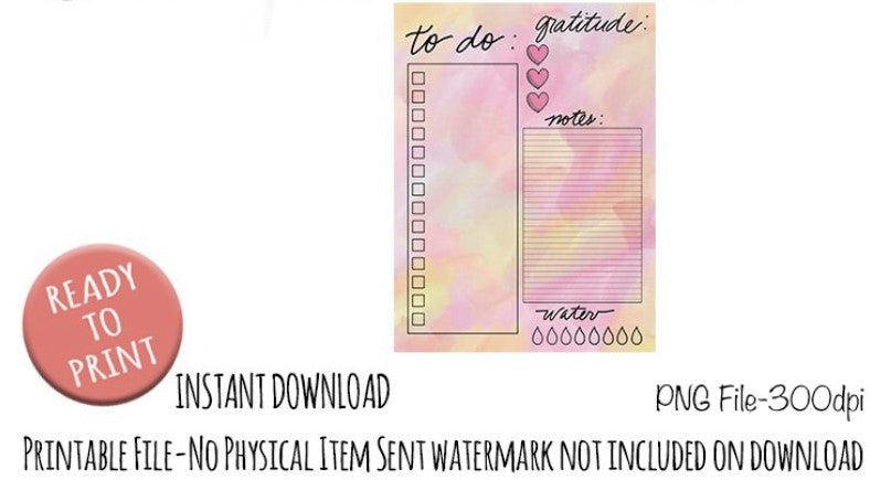 Heart Daily To Do List