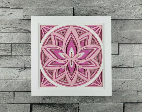 3D Lotus Mandala