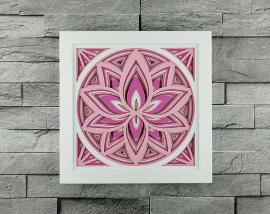 3D Lotus Mandala
