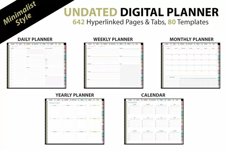 Undated Digital Planners