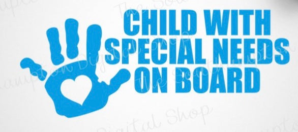 Special Needs Child On Board