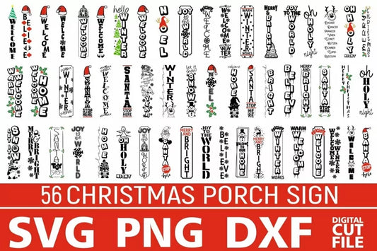 Christmas Porch Signs