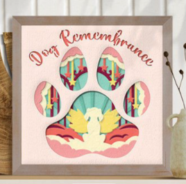 Dog Rememberance Shadowbox