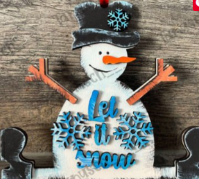 3d Christmas Snowman