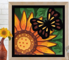 3D Butterfly Shadowbox