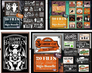 Halloween Sign Bundle