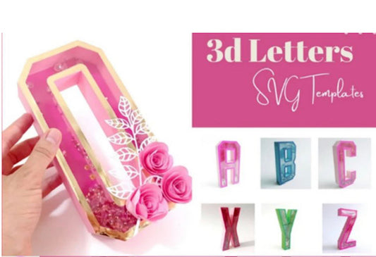 3D Shaker Letters