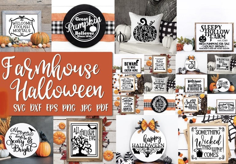 Halloween Farmhouse Signs