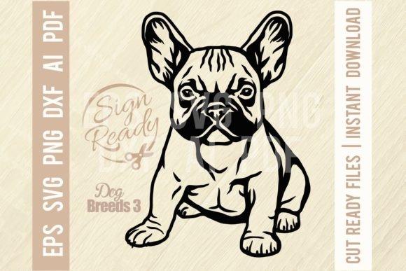French Bulldog Logo